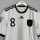 Shop 2010/11 GERMANY OZIL #8 HOME SHIRT (M) ADIDAS, classic football shirts, vintage football shirts & retro soccer jerseys at Cult Kits