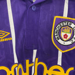 Shop 1992/94 MANCHESTER CITY AWAY SHIRT (XL) UMBRO, classic football shirts, vintage football shirts & retro soccer jerseys at Cult Kits