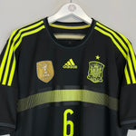 Shop 2013/15 SPAIN A.INIESTA #6 AWAY SHIRT (XL) ADIDAS, classic football shirts, vintage football shirts & retro soccer jerseys at Cult Kits