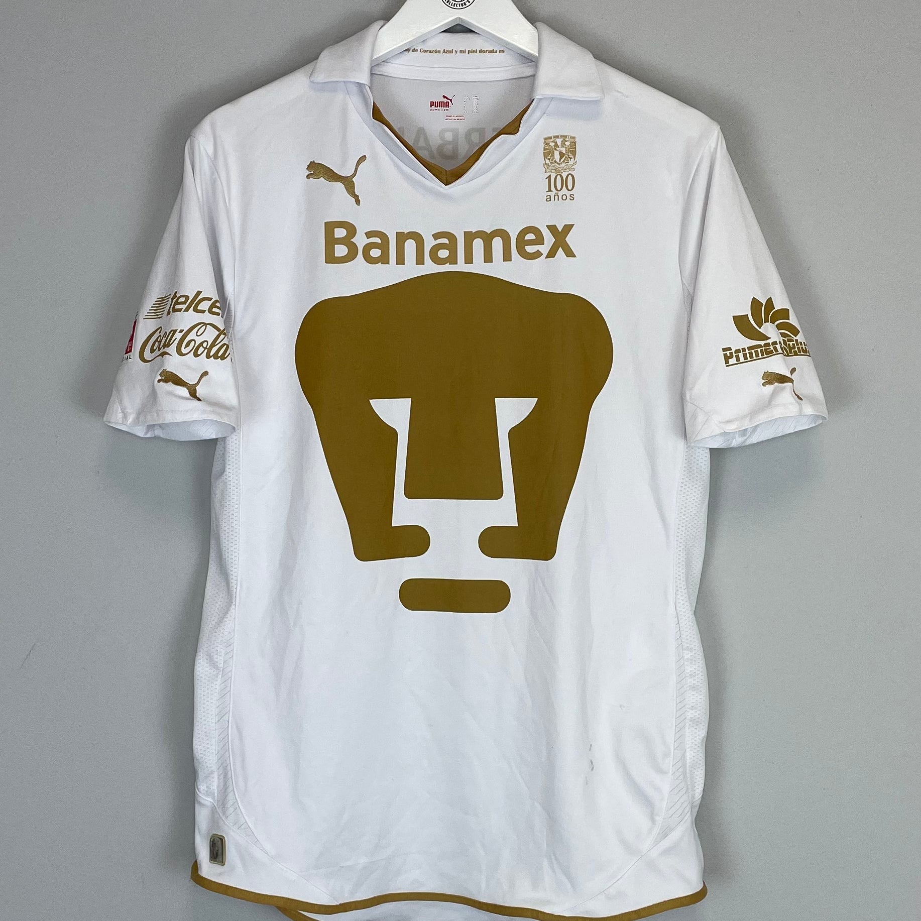 Shop 2010/11 UNAM PUMAS *CENTENARY* HOME SHIRT (S) PUMA, classic football shirts, vintage football shirts & retro soccer jerseys at Cult Kits