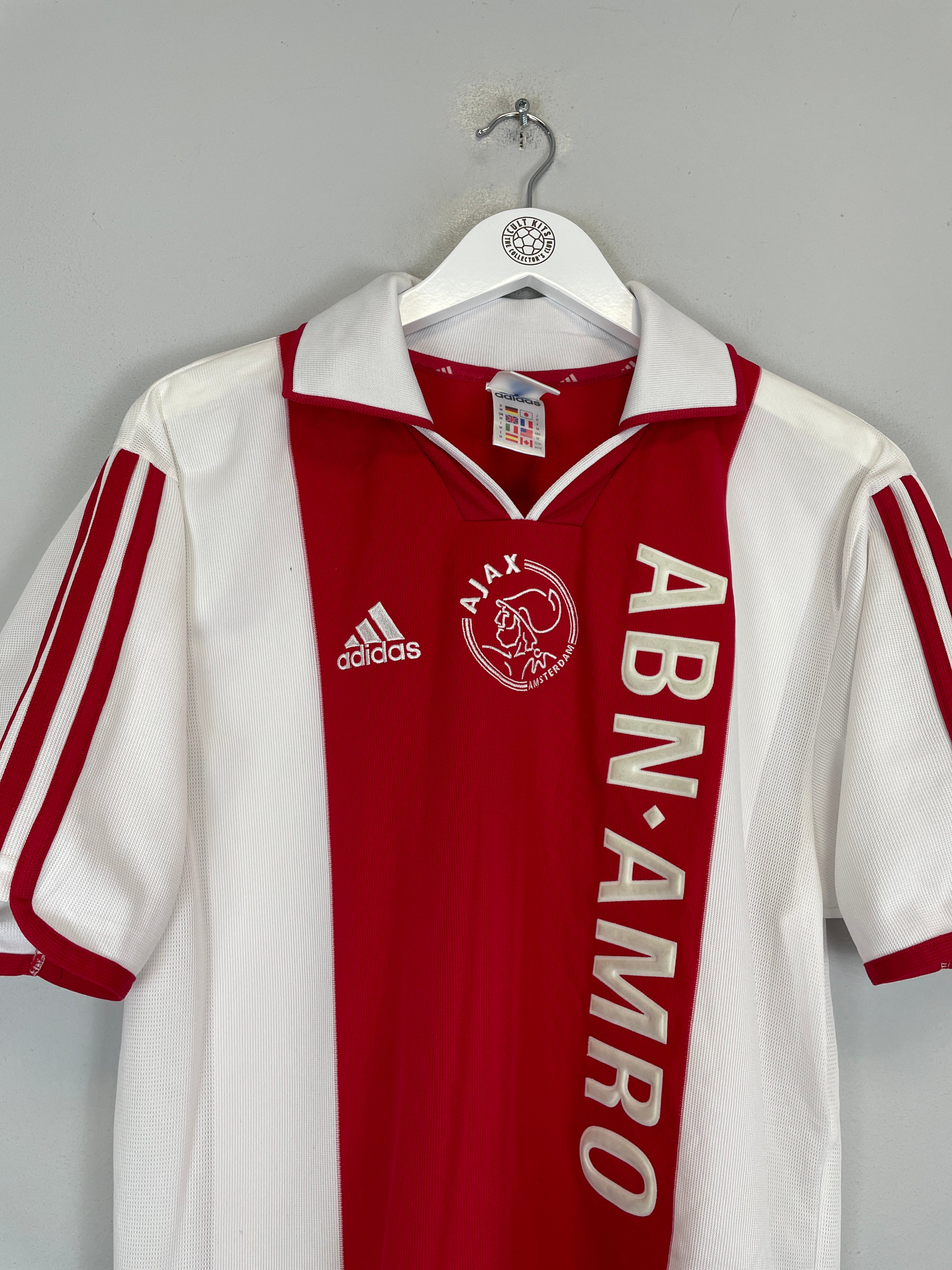 Shop 2000/01 AJAX CHIVU #5 HOME SHIRT (M) ADIDAS, classic football shirts, vintage football shirts & retro soccer jerseys at Cult Kits