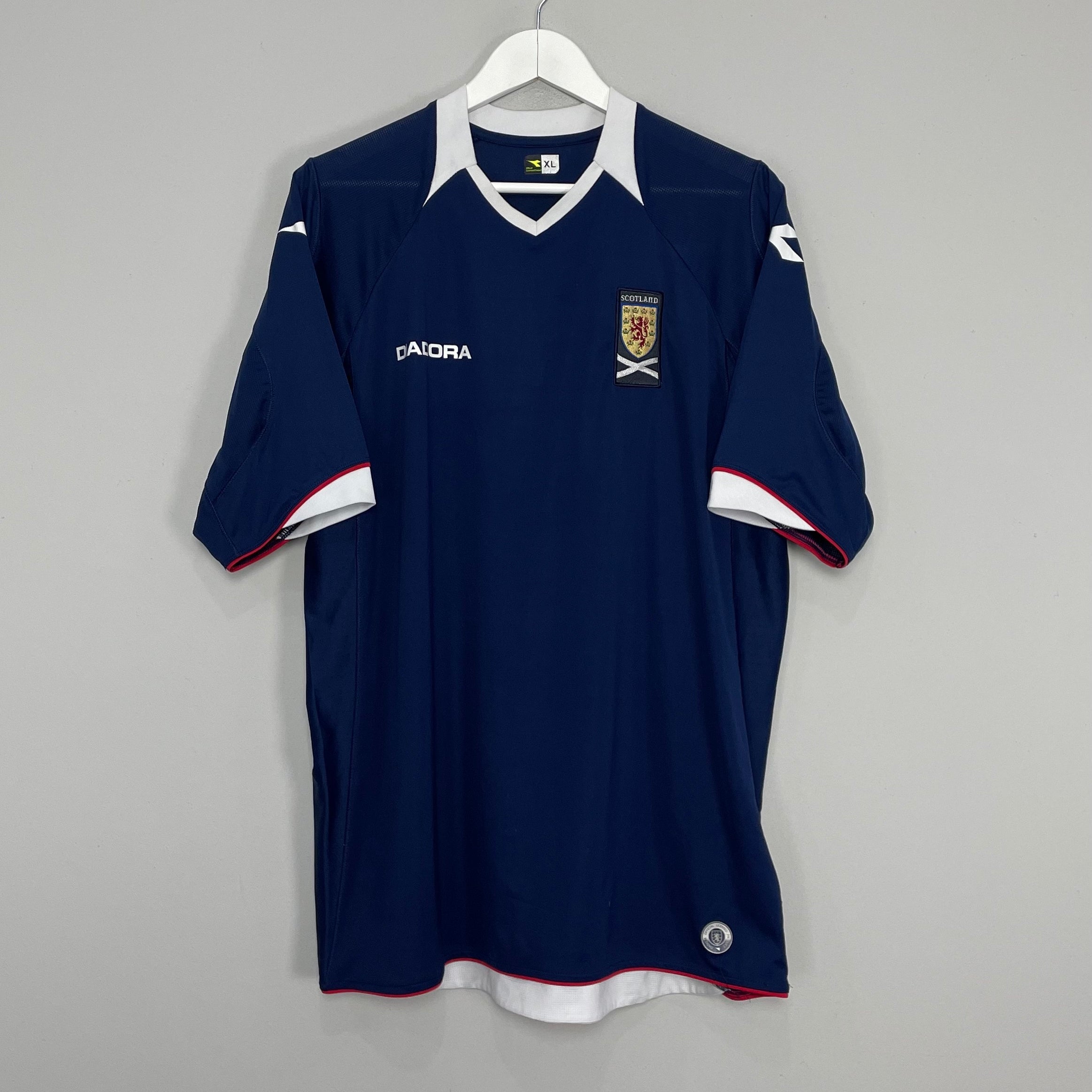 Shop 2008/09 SCOTLAND HOME SHIRT (XL) DIADORA, classic football shirts, vintage football shirts & retro soccer jerseys at Cult Kits