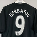 Shop 2009/10 MANCHESTER UNITED BERBATOV #9 AWAY SHIRT (L) NIKE, classic football shirts, vintage football shirts & retro soccer jerseys at Cult Kits