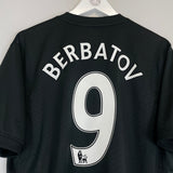 Shop 2009/10 MANCHESTER UNITED BERBATOV #9 AWAY SHIRT (L) NIKE, classic football shirts, vintage football shirts & retro soccer jerseys at Cult Kits