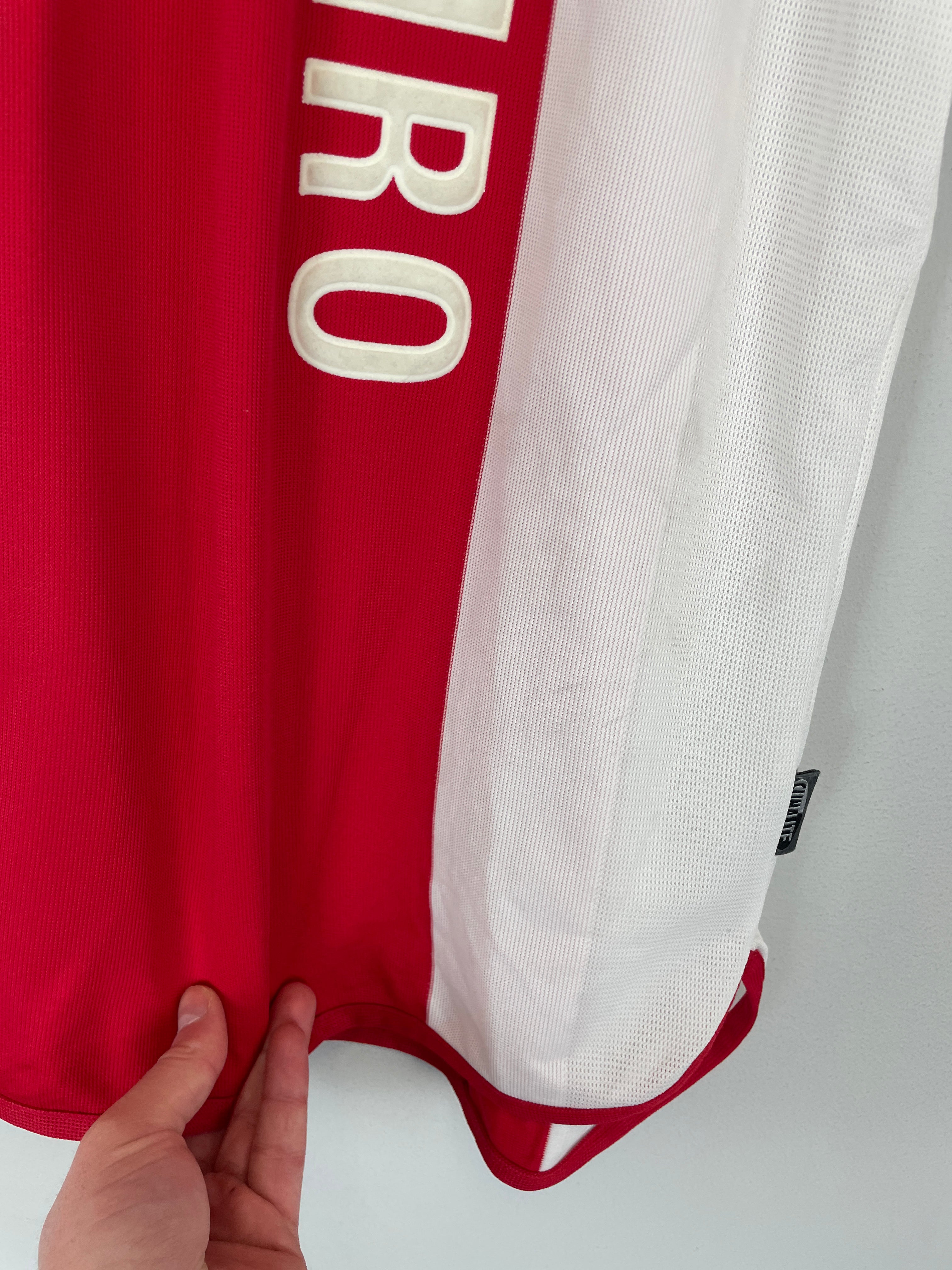 Shop 2000/01 AJAX CHIVU #5 HOME SHIRT (M) ADIDAS, classic football shirts, vintage football shirts & retro soccer jerseys at Cult Kits