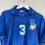 1992/93 ITALY FAVALLI #3 *PLAYER ISSUE* HOME SHIRT (L) DIADORA