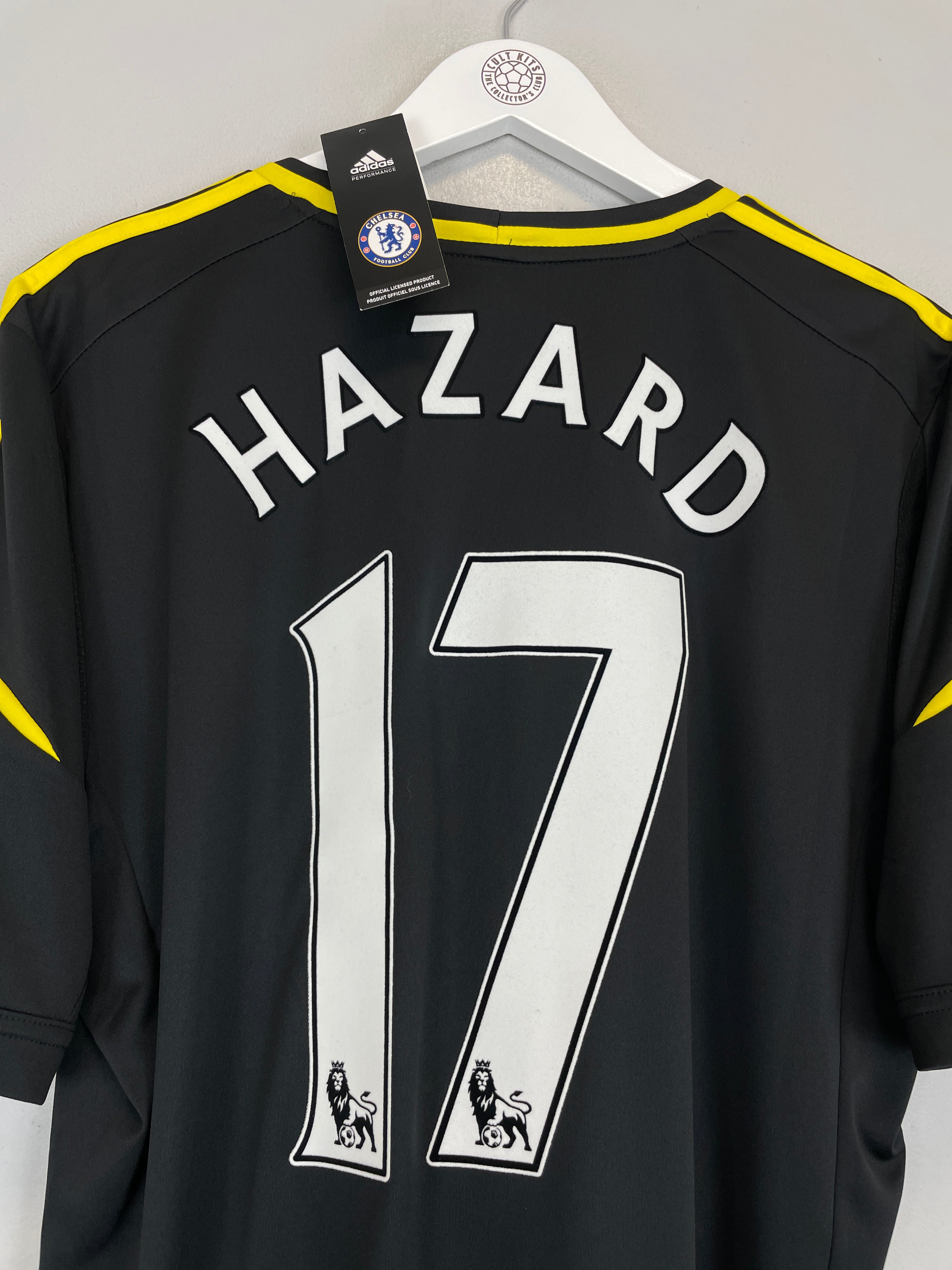 Shop 2012/13 CHELSEA HAZARD #17 *BNWT* THIRD SHIRT (L) ADIDAS, classic football shirts, vintage football shirts & retro soccer jerseys at Cult Kits