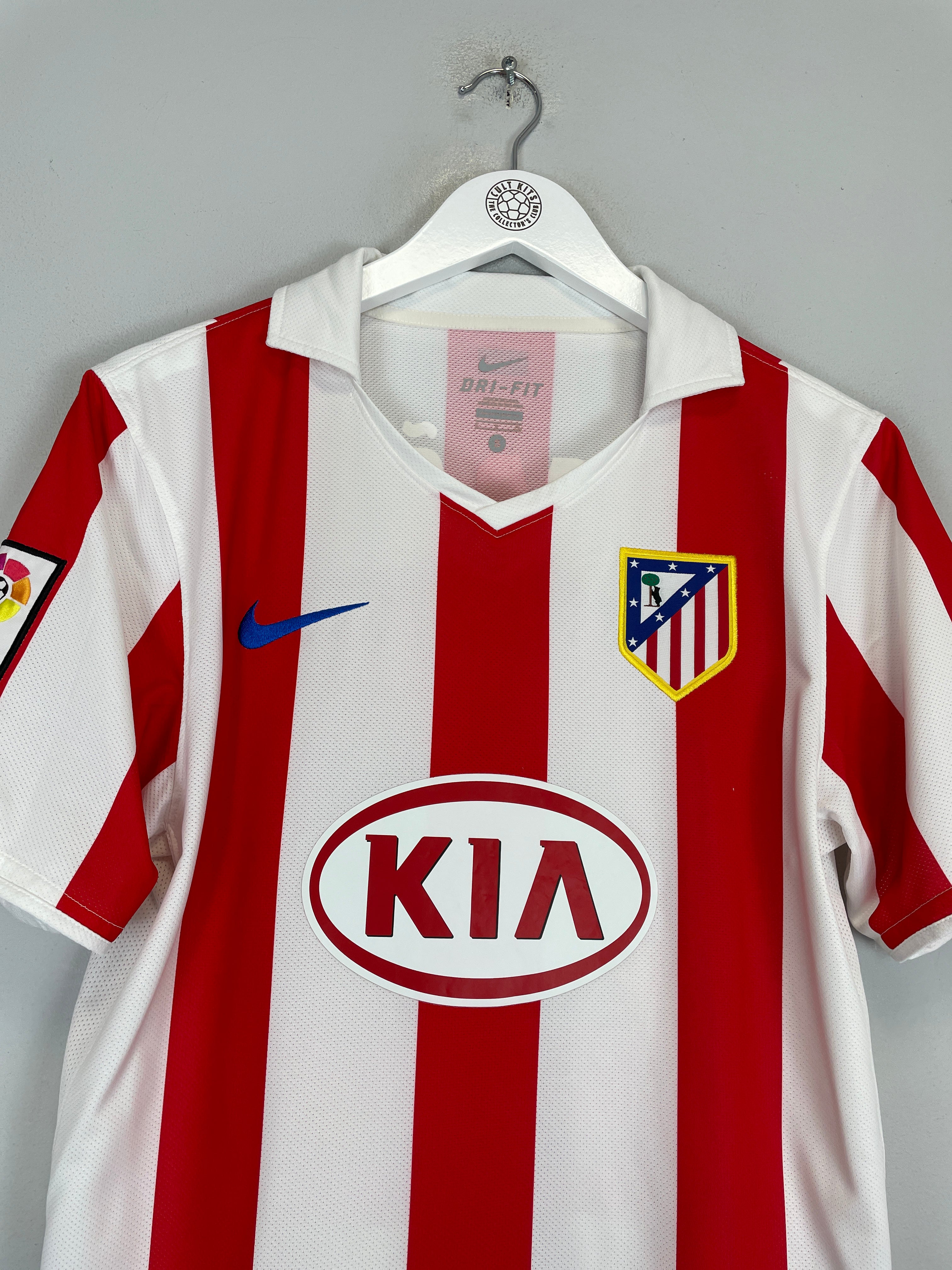 Shop 2010/11 ATLETICO MADRID SIMAO #20 HOME SHIRT (S) NIKE, classic football shirts, vintage football shirts & retro soccer jerseys at Cult Kits