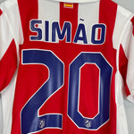 Shop 2010/11 ATLETICO MADRID SIMAO #20 HOME SHIRT (S) NIKE, classic football shirts, vintage football shirts & retro soccer jerseys at Cult Kits