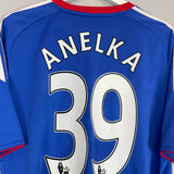 Shop 2010/11 CHELSEA ANELKA #39 HOME SHIRT (L) ADIDAS, classic football shirts, vintage football shirts & retro soccer jerseys at Cult Kits