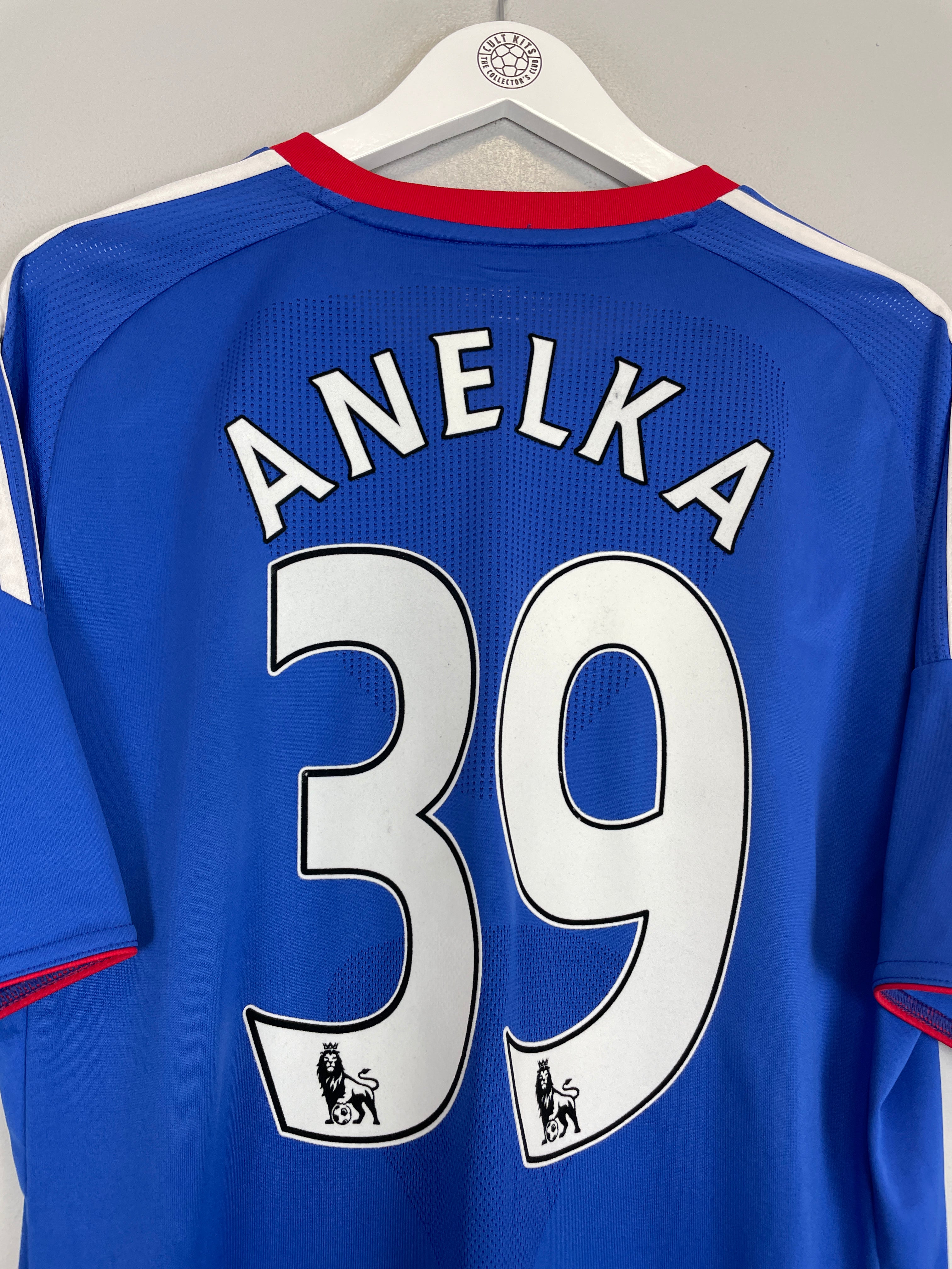 Shop 2010/11 CHELSEA ANELKA #39 HOME SHIRT (L) ADIDAS, classic football shirts, vintage football shirts & retro soccer jerseys at Cult Kits