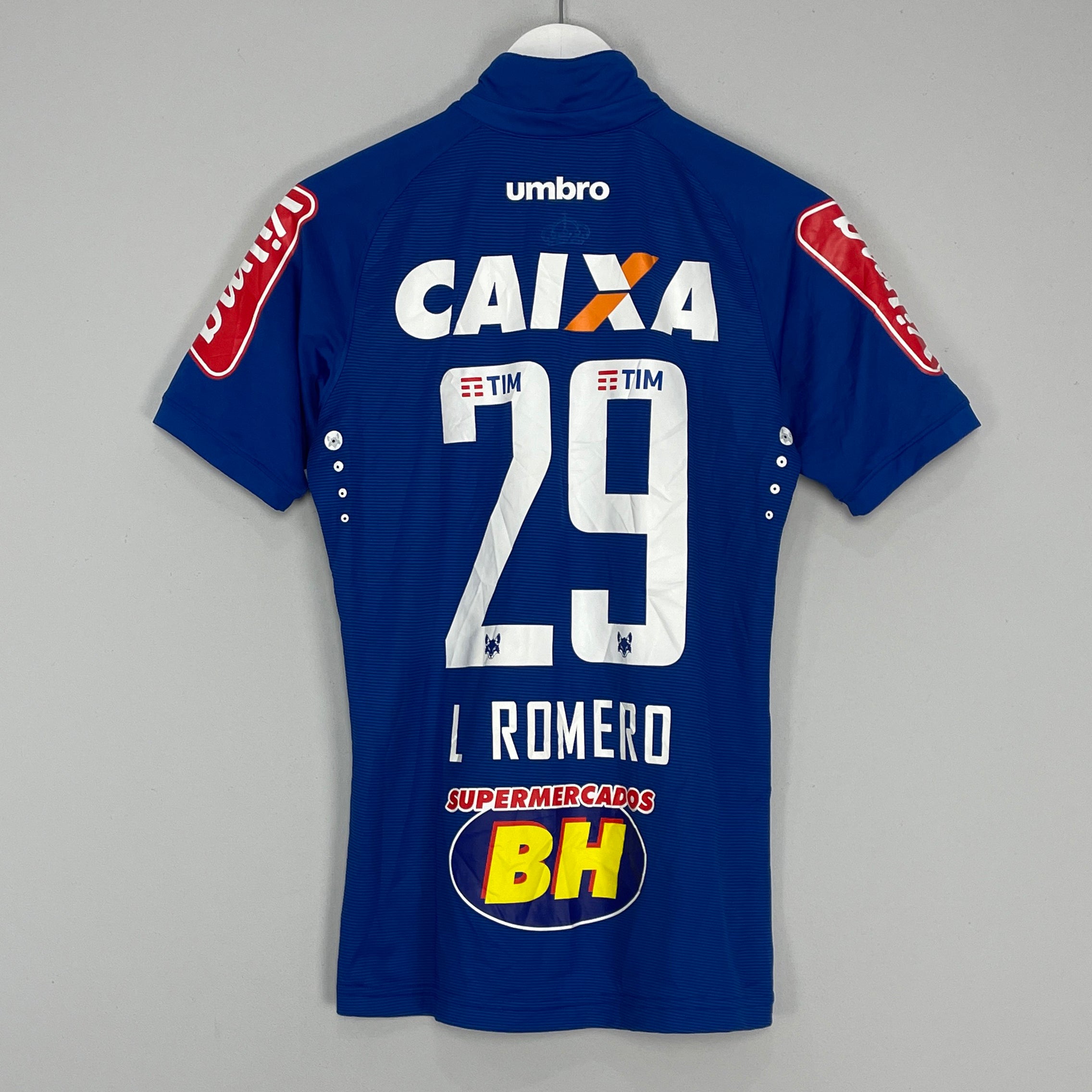 Shop 2017/18 CRUZEIRO L.ROMERO #29 HOME SHIRT (S) UMBRO, classic football shirts, vintage football shirts & retro soccer jerseys at Cult Kits