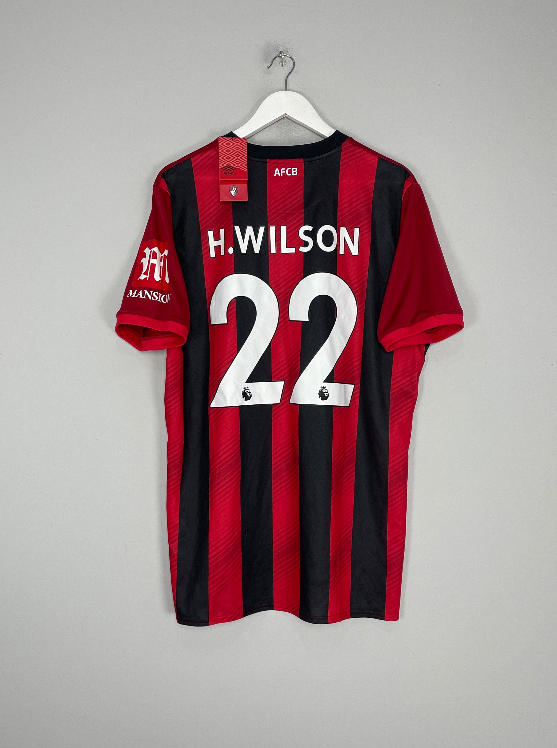 Shop 2019/20 BOURNEMOUTH WILSON #22 *BNWT* HOME SHIRT (XL) UMBRO, classic football shirts, vintage football shirts & retro soccer jerseys at Cult Kits