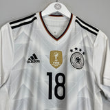 Shop 2017 GERMANY KROOS #18 CONFEDERATIONS CUP SHIRT (M) ADIDAS, classic football shirts, vintage football shirts & retro soccer jerseys at Cult Kits