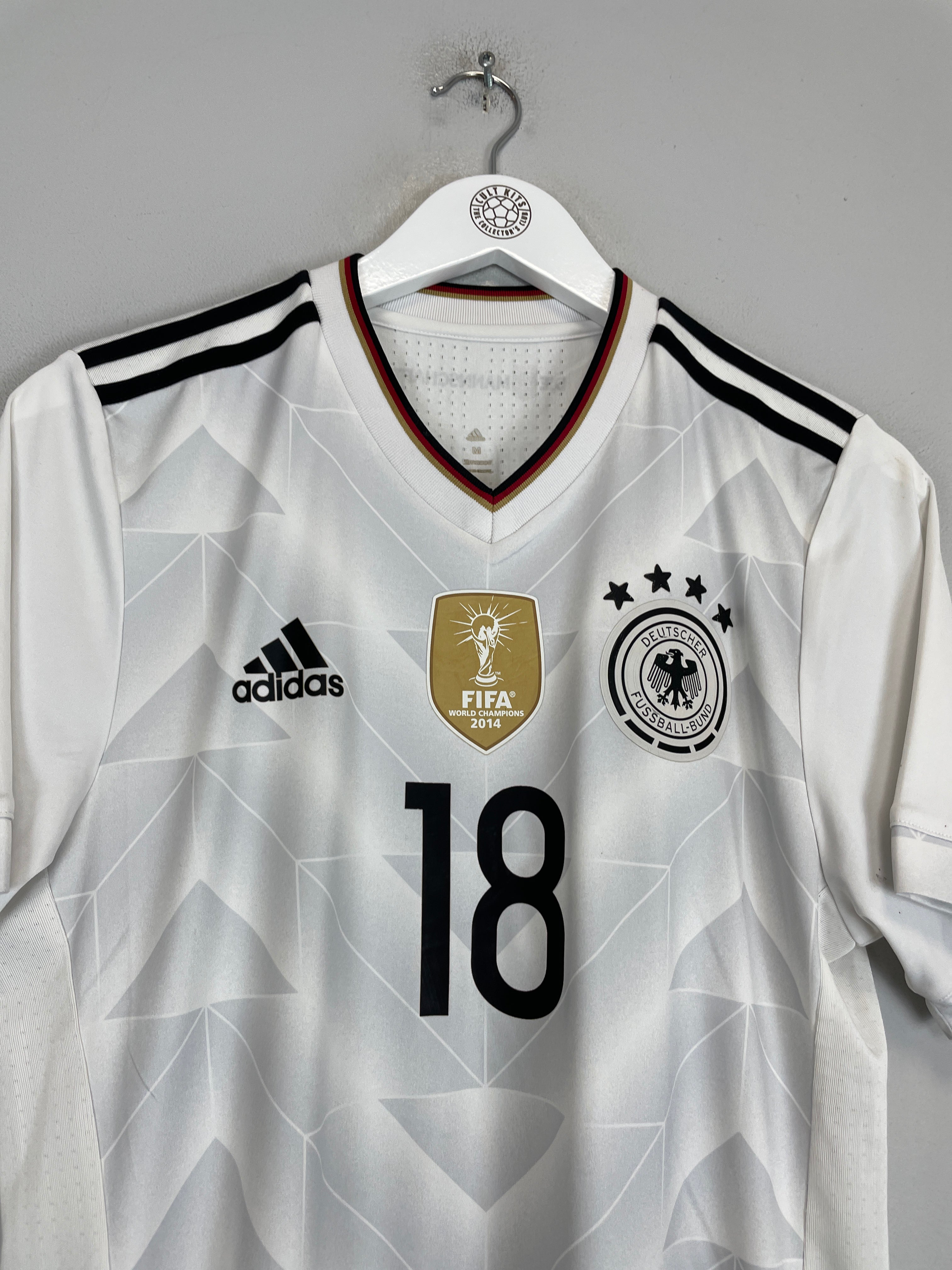 Shop 2017 GERMANY KROOS #18 CONFEDERATIONS CUP SHIRT (M) ADIDAS, classic football shirts, vintage football shirts & retro soccer jerseys at Cult Kits