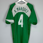 Shop 2004/06 MEXICO R.MARQUEZ #4 HOME SHIRT (XL) NIKE, classic football shirts, vintage football shirts & retro soccer jerseys at Cult Kits