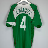 Shop 2004/06 MEXICO R.MARQUEZ #4 HOME SHIRT (XL) NIKE, classic football shirts, vintage football shirts & retro soccer jerseys at Cult Kits