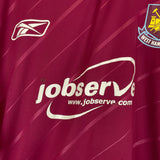 2005/07 WEST HAM TEVEZ #32 HOME SHIRT (XL) REEBOK