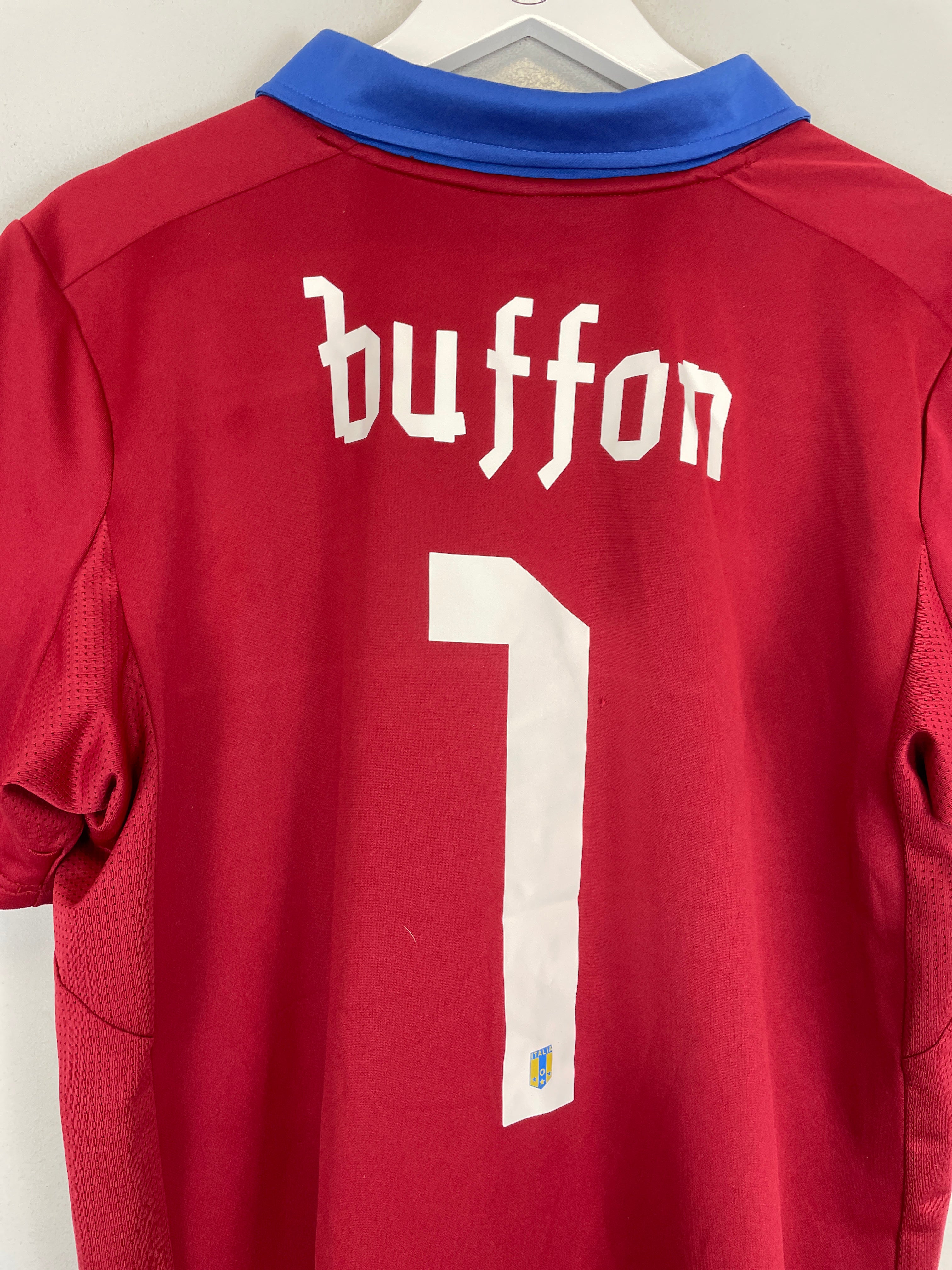 Shop 2012/13 ITALY BUFFON #1 GK SHIRT (XL) PUMA, classic football shirts, vintage football shirts & retro soccer jerseys at Cult Kits