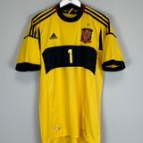 2012/13 SPAIN I.CASILLAS #1 GK SHIRT (L) ADIDAS