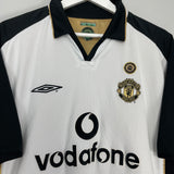 Shop 2001/02 MANCHESTER UNITED V.NISTELROOY #10 *CENTENARY* AWAY/THIRD SHIRT (XL) UMBRO, classic football shirts, vintage football shirts & retro soccer jerseys at Cult Kits