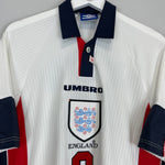 Shop 1997/99 ENGLAND SHEARER #9 HOME SHIRT (XL) UMBRO, classic football shirts, vintage football shirts & retro soccer jerseys at Cult Kits