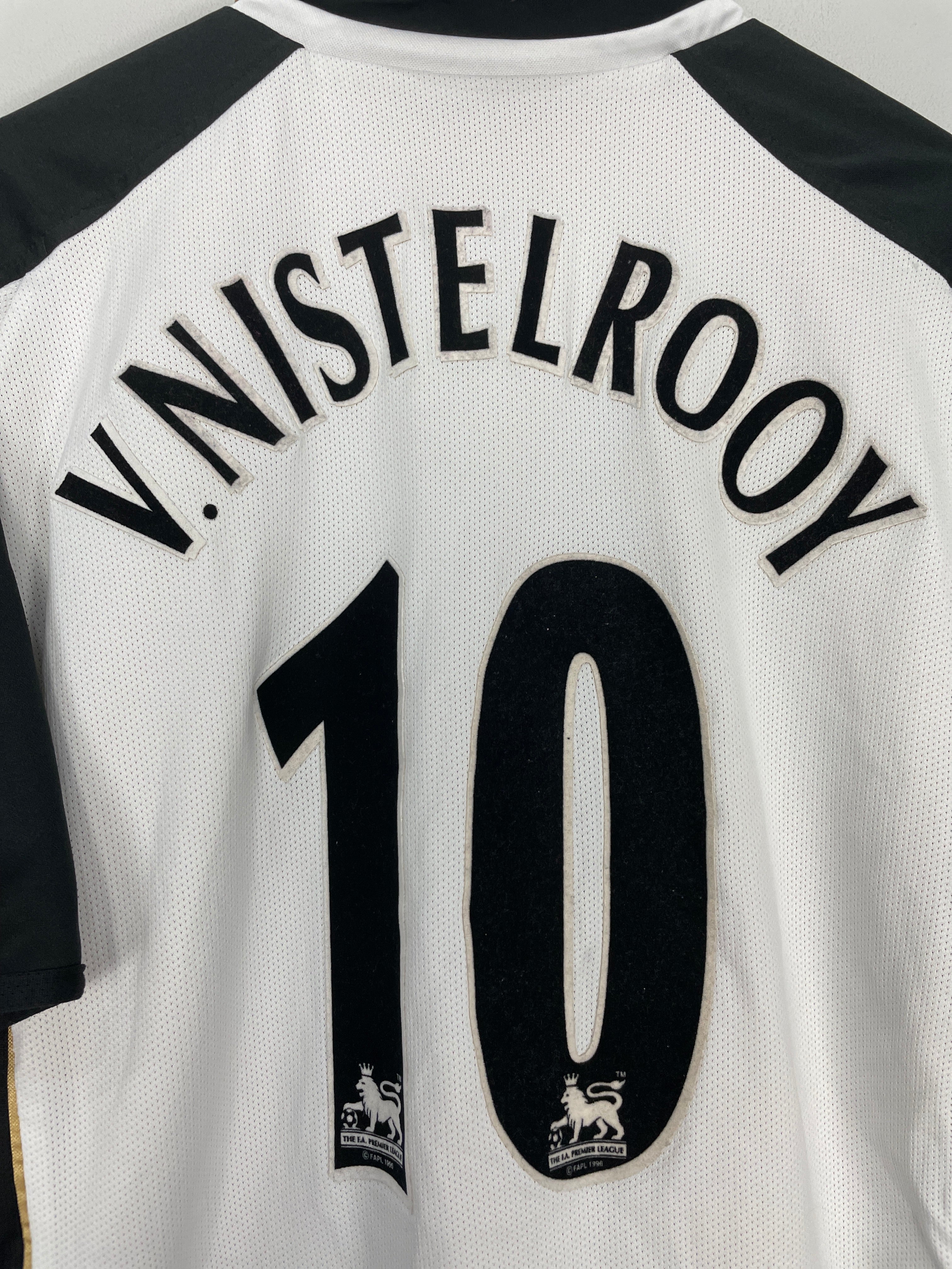Shop 2001/02 MANCHESTER UNITED V.NISTELROOY #10 *CENTENARY* AWAY/THIRD SHIRT (XL) UMBRO, classic football shirts, vintage football shirts & retro soccer jerseys at Cult Kits