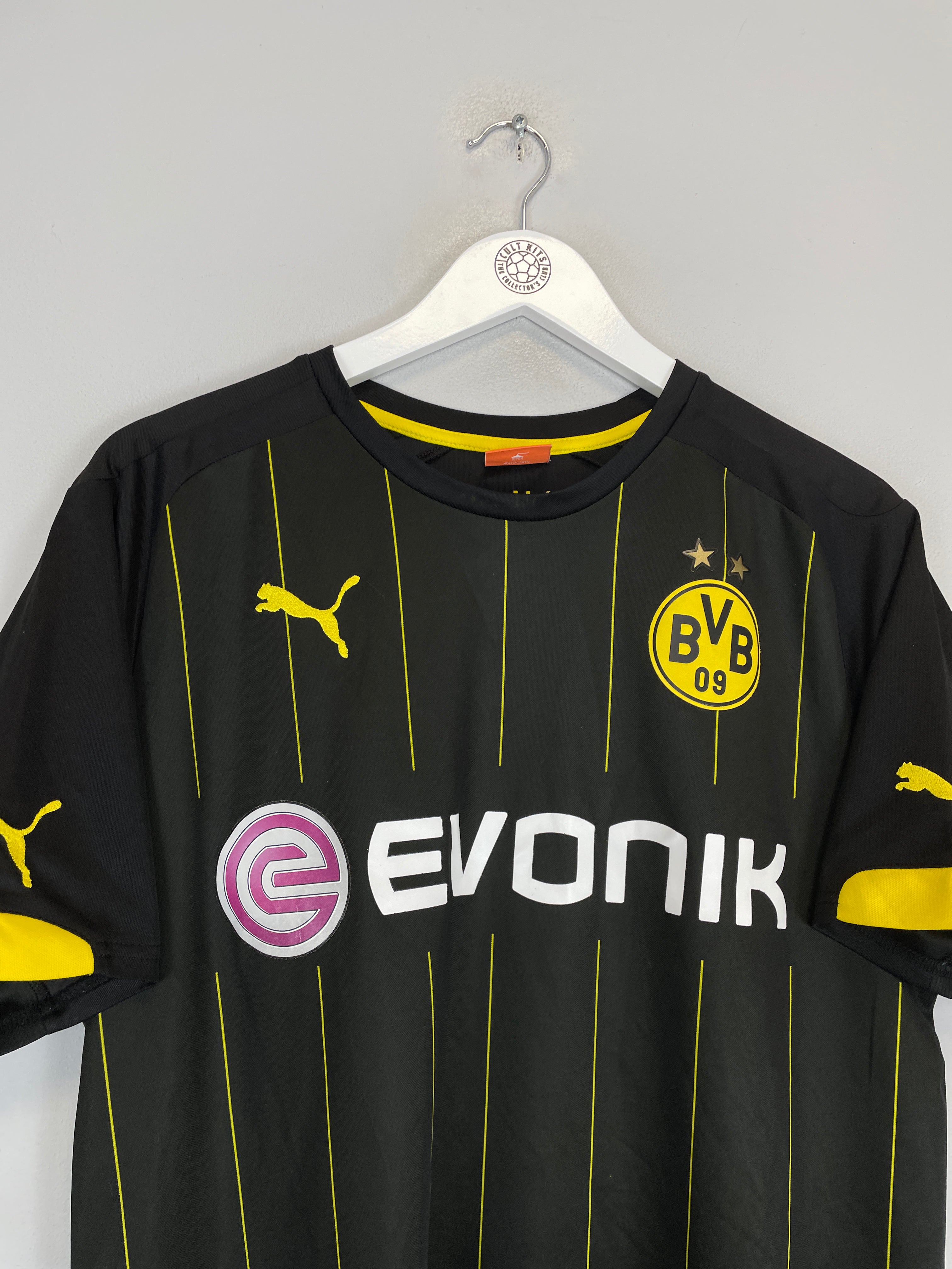 Shop 2014/15 DORTMUND REUS #11 AWAY SHIRT (L) PUMA, classic football shirts, vintage football shirts & retro soccer jerseys at Cult Kits