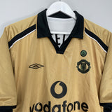 Shop 2001/02 MANCHESTER UNITED V.NISTELROOY #10 *CENTENARY* AWAY/THIRD SHIRT (XL) UMBRO, classic football shirts, vintage football shirts & retro soccer jerseys at Cult Kits