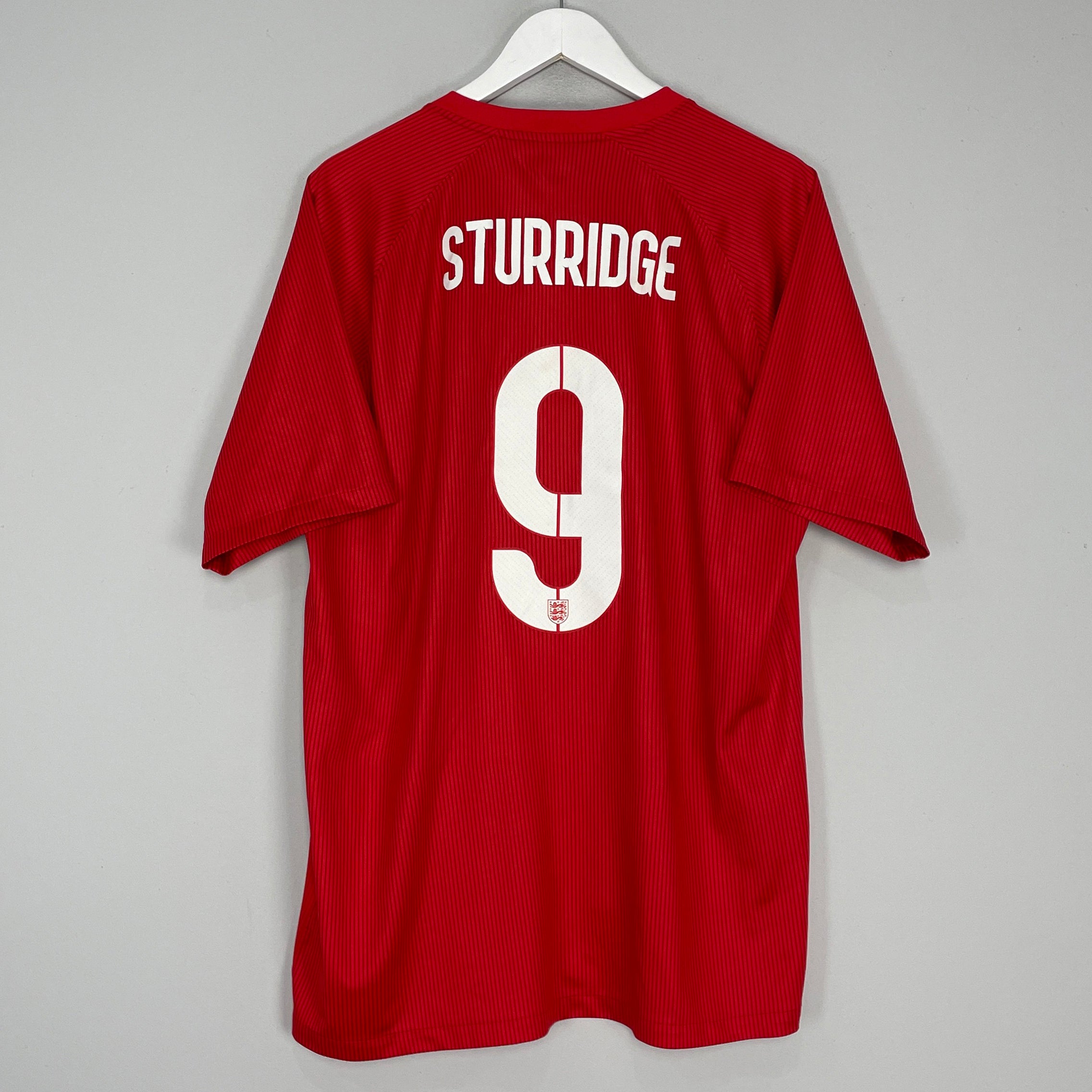 Shop 2014/15 ENGLAND STURRIDGE #9 AWAY SHIRT (XL) NIKE, classic football shirts, vintage football shirts & retro soccer jerseys at Cult Kits