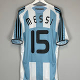 2007/09 ARGENTINA MESSI #15 HOME SHIRT (XL) ADIDAS