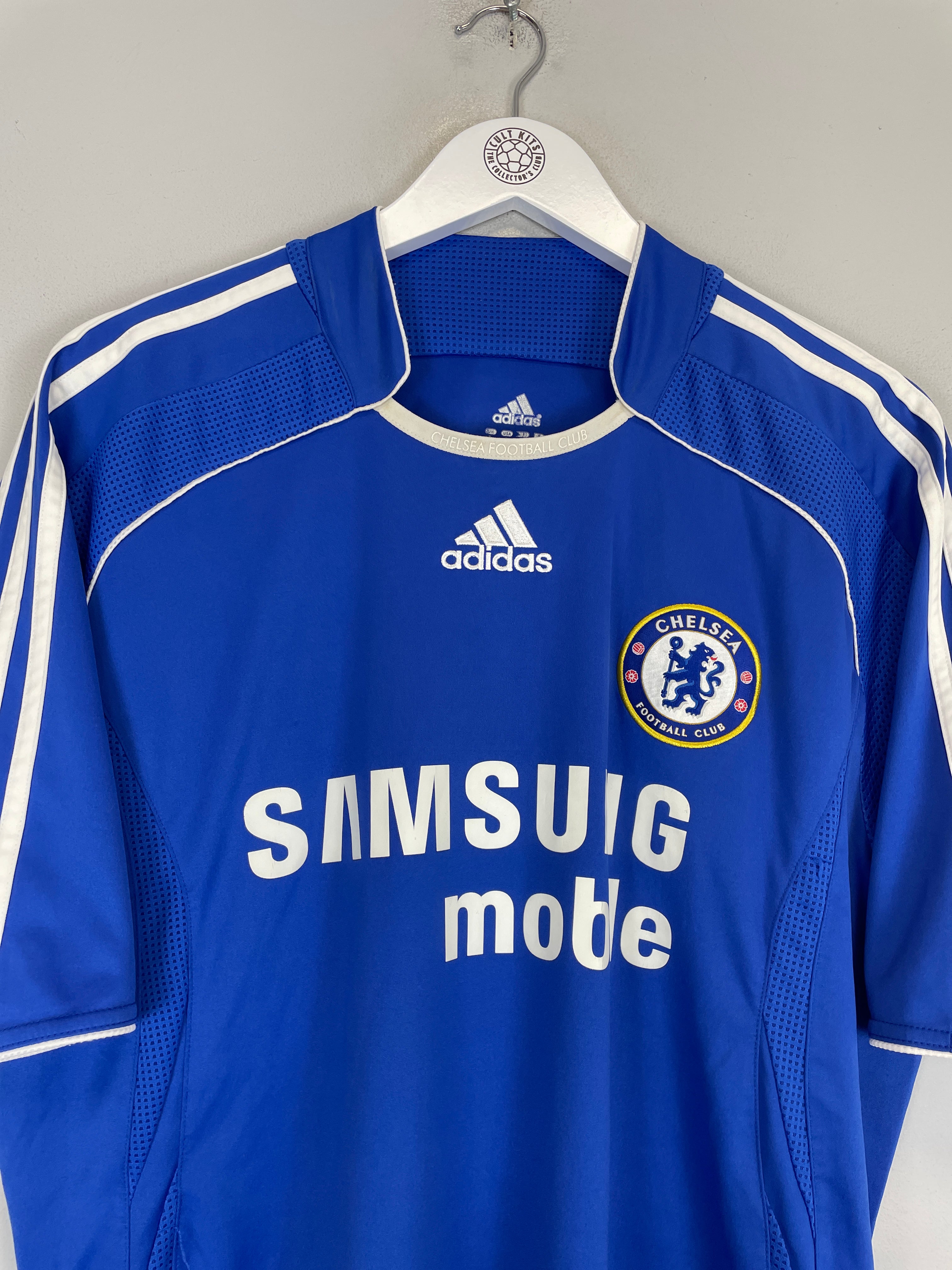 Shop 2006/08 CHELSEA LAMPARD #8 HOME SHIRT (L) ADIDAS, classic football shirts, vintage football shirts & retro soccer jerseys at Cult Kits