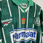 Shop 1996/97 PALMEIRAS #10 *CAMPEONATO PAULISTA* HOME SHIRT (M) REEBOK, classic football shirts, vintage football shirts & retro soccer jerseys at Cult Kits