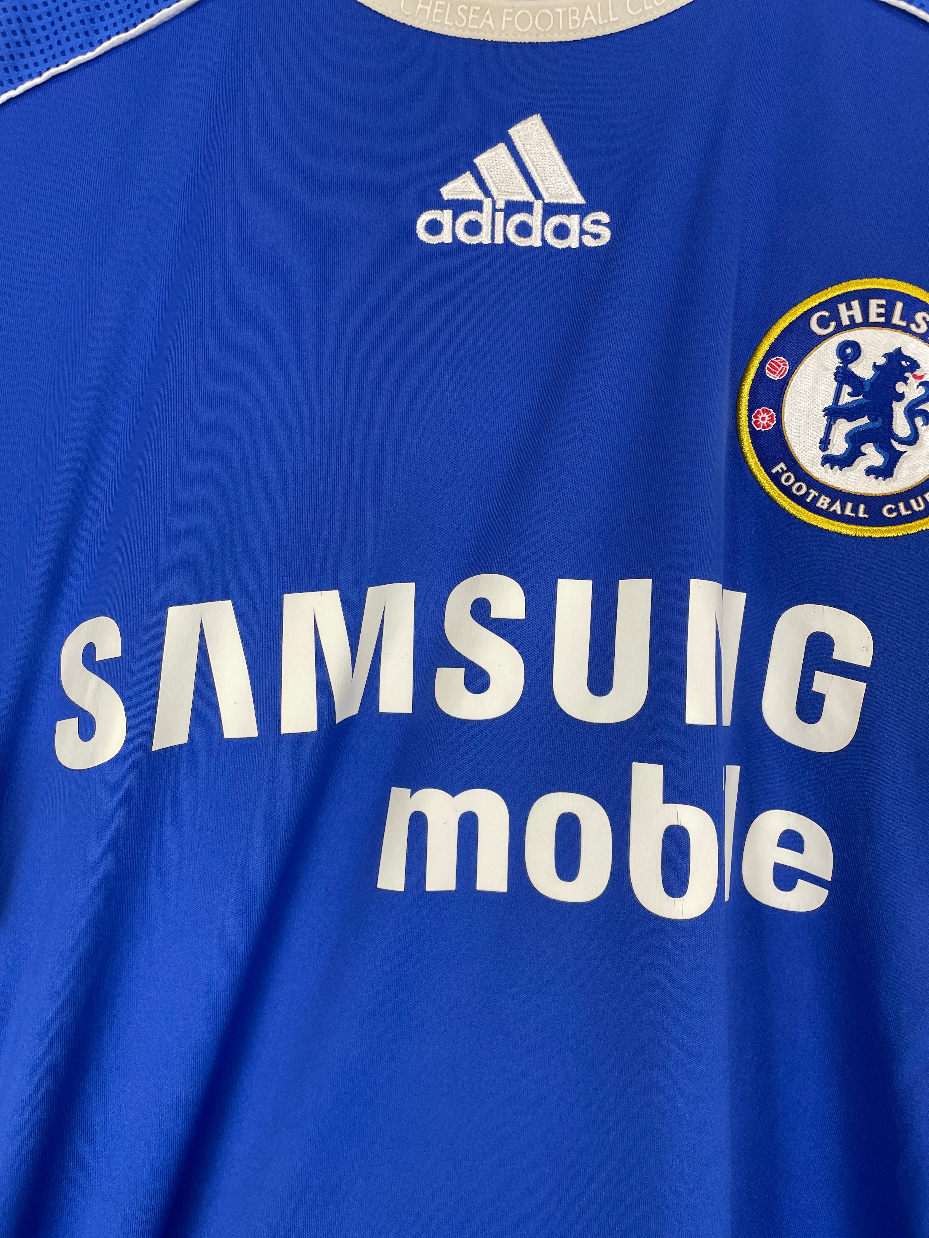 Shop 2006/08 CHELSEA LAMPARD #8 HOME SHIRT (L) ADIDAS, classic football shirts, vintage football shirts & retro soccer jerseys at Cult Kits