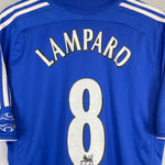 Shop 2006/08 CHELSEA LAMPARD #8 HOME SHIRT (L) ADIDAS, classic football shirts, vintage football shirts & retro soccer jerseys at Cult Kits