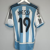 2005/07 ARGENTINA MESSI #19 HOME SHIRT (M) ADIDAS