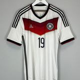 Shop 2014/15 GERMANY GOTZE #19 HOME SHIRT (M) ADIDAS, classic football shirts, vintage football shirts & retro soccer jerseys at Cult Kits