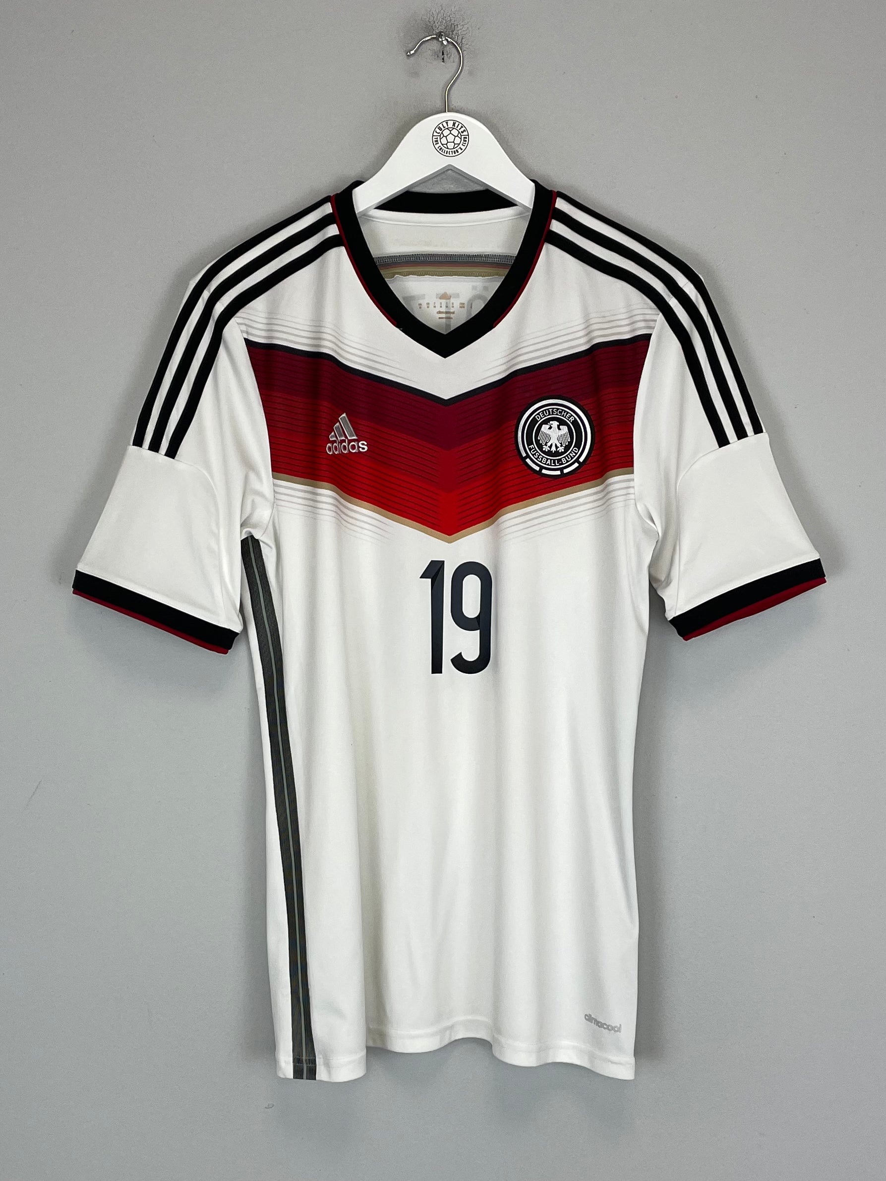 Shop 2014/15 GERMANY GOTZE #19 HOME SHIRT (M) ADIDAS, classic football shirts, vintage football shirts & retro soccer jerseys at Cult Kits