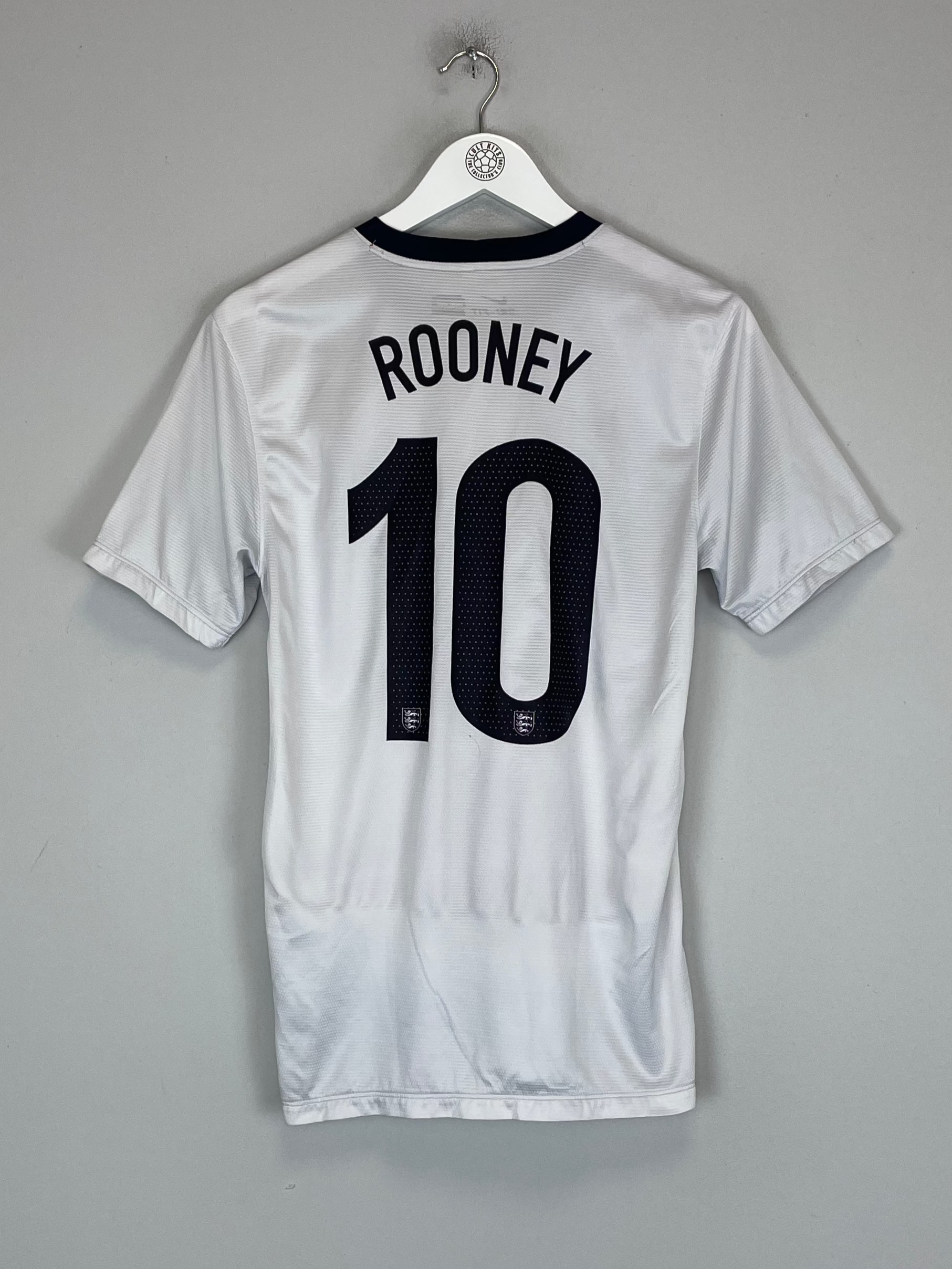 Shop 2013 ENGLAND ROONEY #10 *150 YEARS* HOME SHIRT (S) NIKE, classic football shirts, vintage football shirts & retro soccer jerseys at Cult Kits