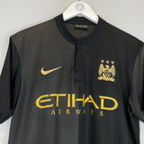 Shop 2013/14 MANCHESTER CITY KUN AGUERO #16 AWAY SHIRT (M) NIKE, classic football shirts, vintage football shirts & retro soccer jerseys at Cult Kits