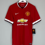 Shop 2014/15 MANCHESTER UNITED V.PERSIE #20 *BNWT* HOME SHIRT (M) NIKE, classic football shirts, vintage football shirts & retro soccer jerseys at Cult Kits