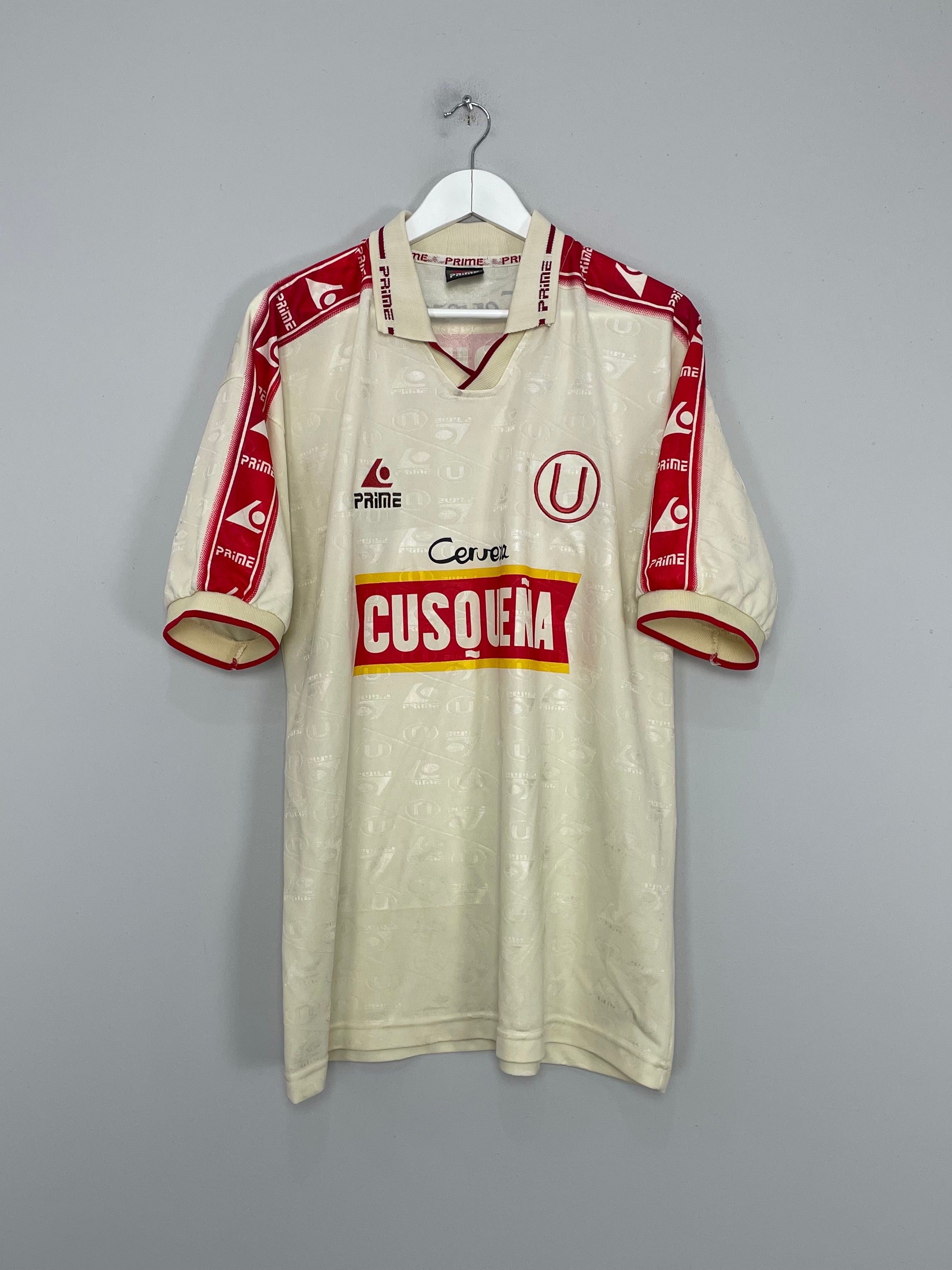 Shop 2000/01 UNIVERSITARIO HOME SHIRT (XL) PRIME, classic football shirts, vintage football shirts & retro soccer jerseys at Cult Kits