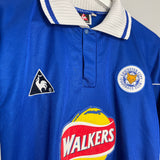 Shop 2000/01 LEICESTER CITY HOME SHIRT (L) LE COQ SPORTIF, classic football shirts, vintage football shirts & retro soccer jerseys at Cult Kits