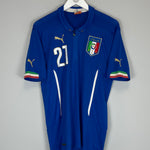 Shop 2014/15 ITALY PIRLO #21 HOME SHIRT (M) PUMA, classic football shirts, vintage football shirts & retro soccer jerseys at Cult Kits