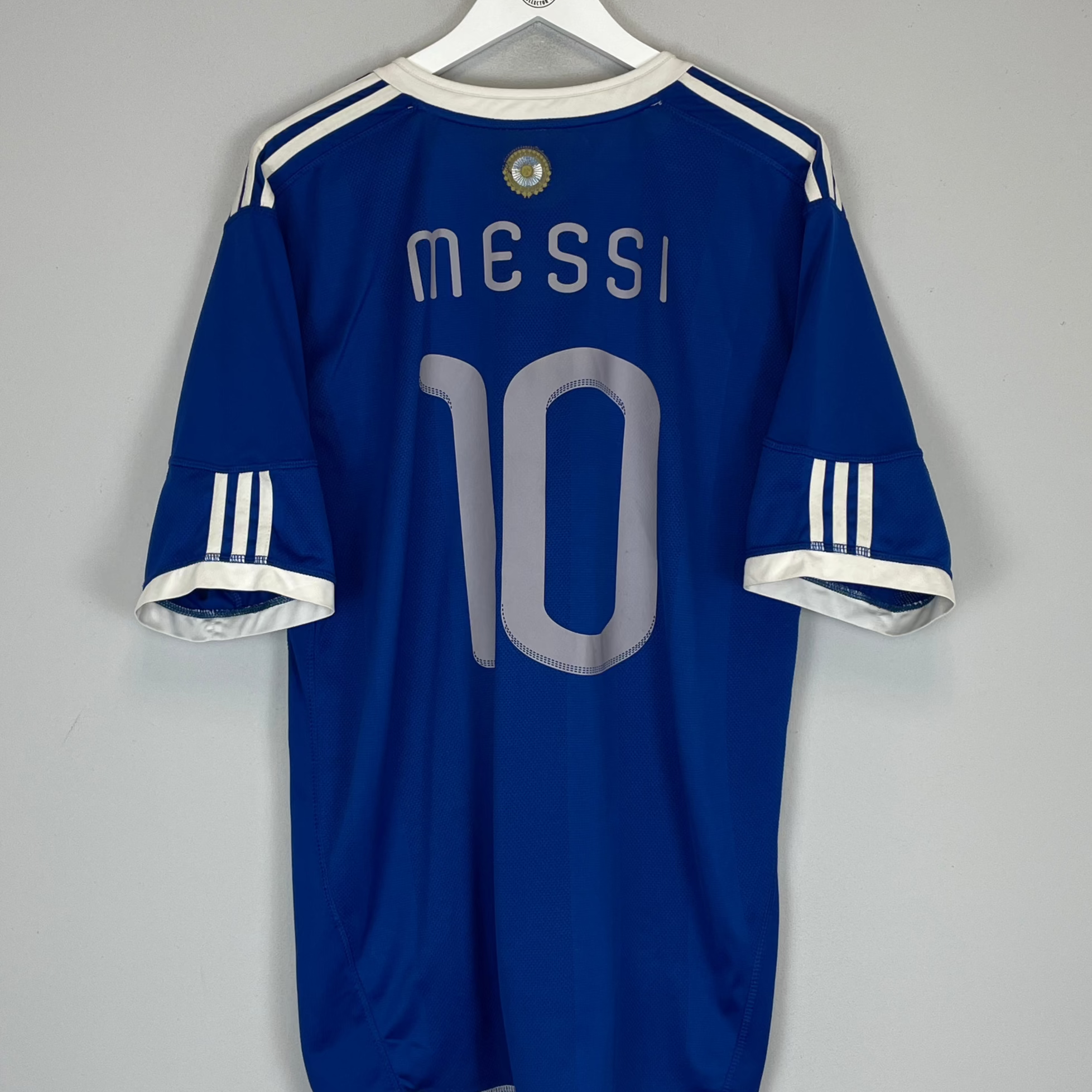 Shop 2010/11 ARGENTINA MESSI #10 AWAY SHIRT (XL) ADIDAS, classic football shirts, vintage football shirts & retro soccer jerseys at Cult Kits