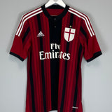 2014/15 AC MILAN HOME SHIRT (M) ADIDAS