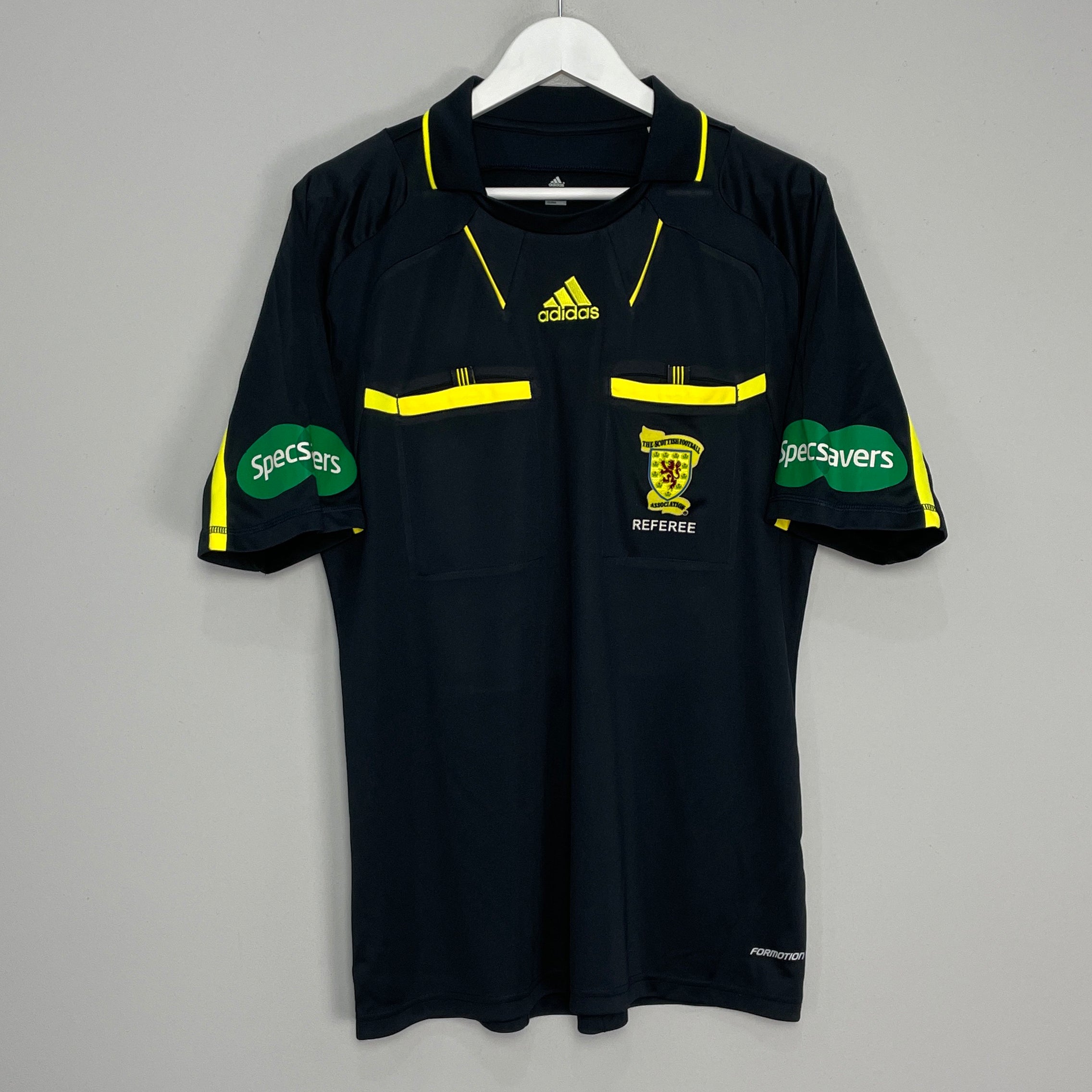 Shop 2010/11 SCOTLAND REFEREE SHIRT (L) ADIDAS, classic football shirts, vintage football shirts & retro soccer jerseys at Cult Kits