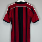 2014/15 AC MILAN HOME SHIRT (M) ADIDAS