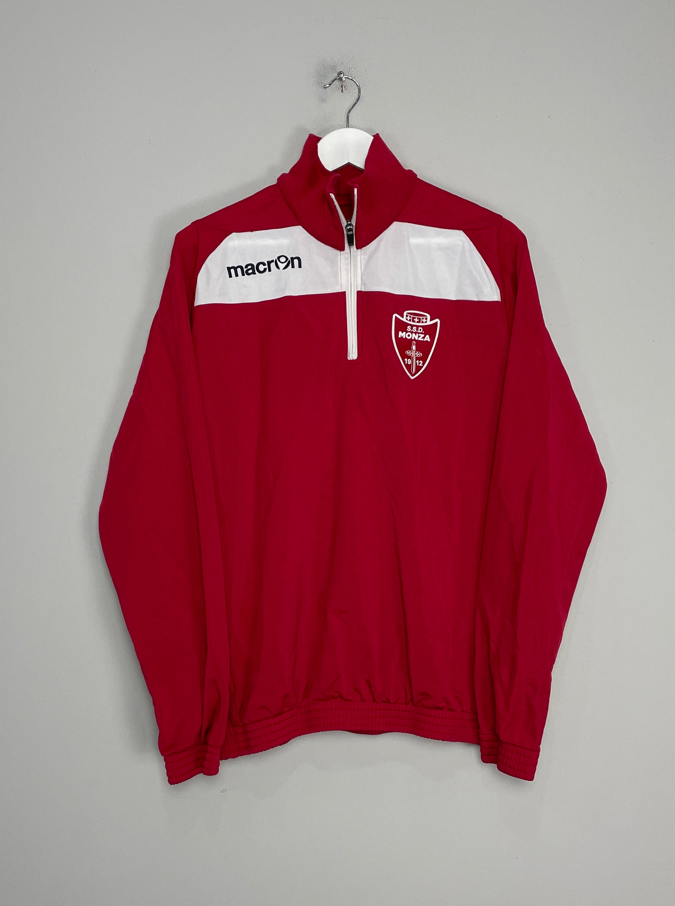 Shop 2017/18 MONZA 1/4 ZIP JACKET (L) MACRON, classic football shirts, vintage football shirts & retro soccer jerseys at Cult Kits