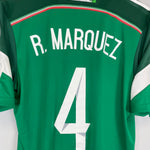 Shop 2014/15 MEXICO R.MARQUEZ #4 HOME SHIRT (M) ADIDAS, classic football shirts, vintage football shirts & retro soccer jerseys at Cult Kits